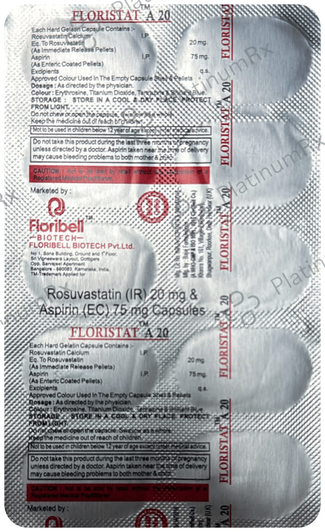 Floristat A 20/75mg Capsule IR 10s