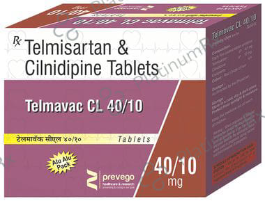 Telmavac CL 40/10mg Tablet 10s