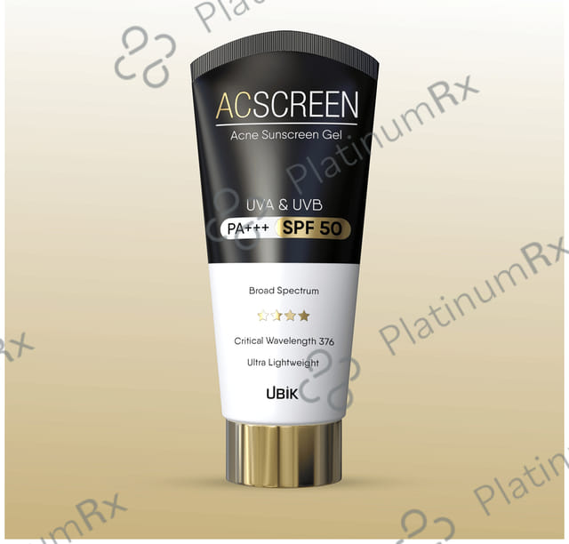 Acscreen Oil Control SPF 47 Sunscreen Gel 50ml