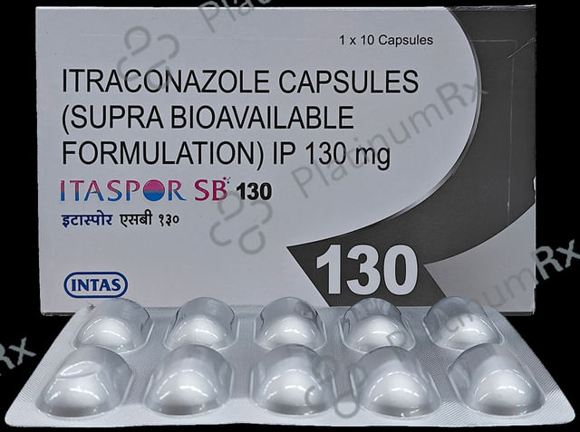 Itaspor SB 130mg Capsule 10s