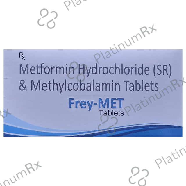 Frey Met 500mg/750mcg Tablet SR 10s
