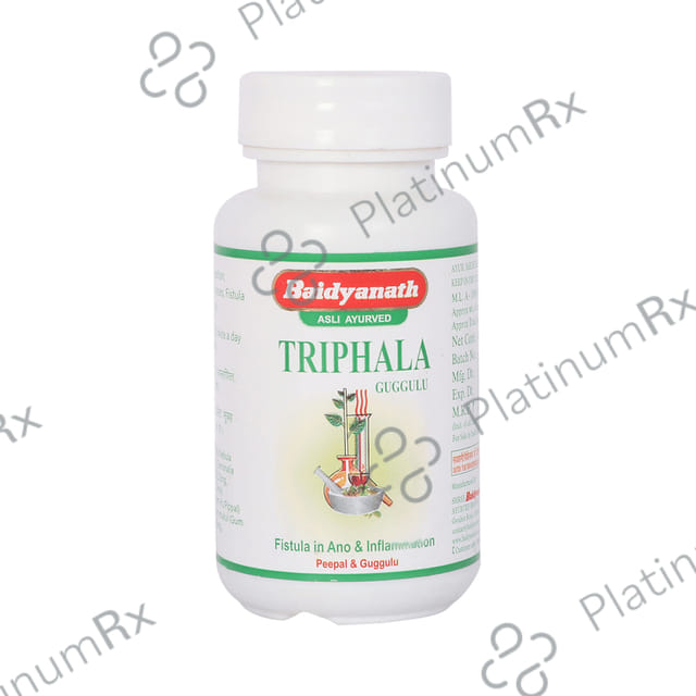 Baidyanath (Jhansi) Triphala Guggulu Tablet 80 tablets