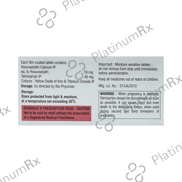 Telihep RS 40mg/10mg Tablet