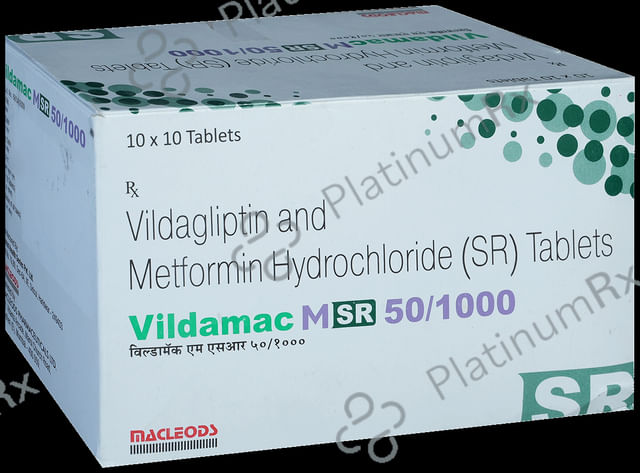 Vildamac M SR 50/1000 Tablet