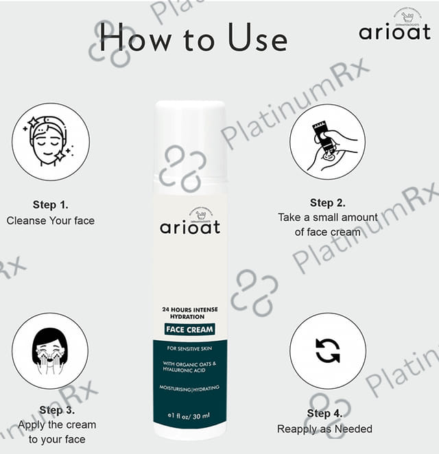 Arioat 24 Hours Intenydration Face Cream 30 ml