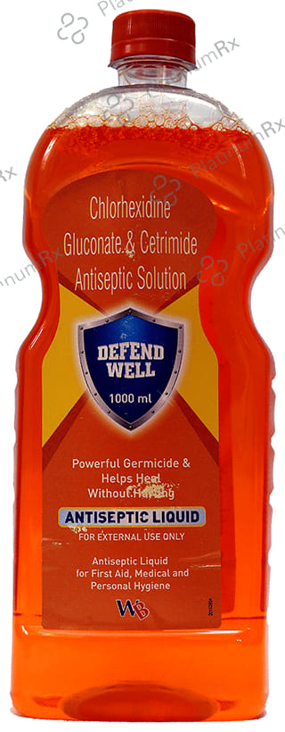 Defend Well Antiseptic Liquid 1000ml