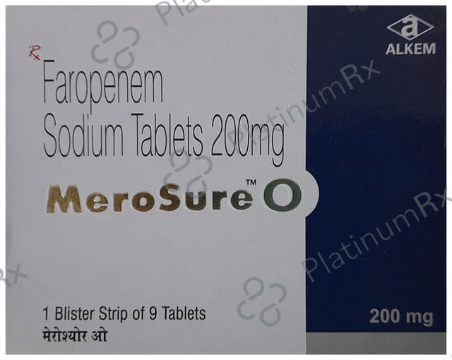 Merosure O 200mg Tablet 9s