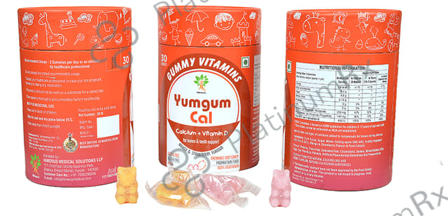 Yumgum Cal Strawberry & Mango Vitamins Gummy