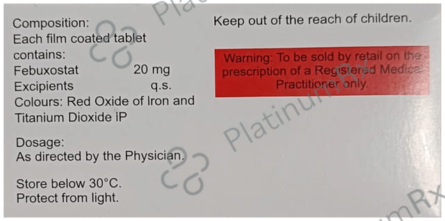 Feburic 20mg Tablet 15s