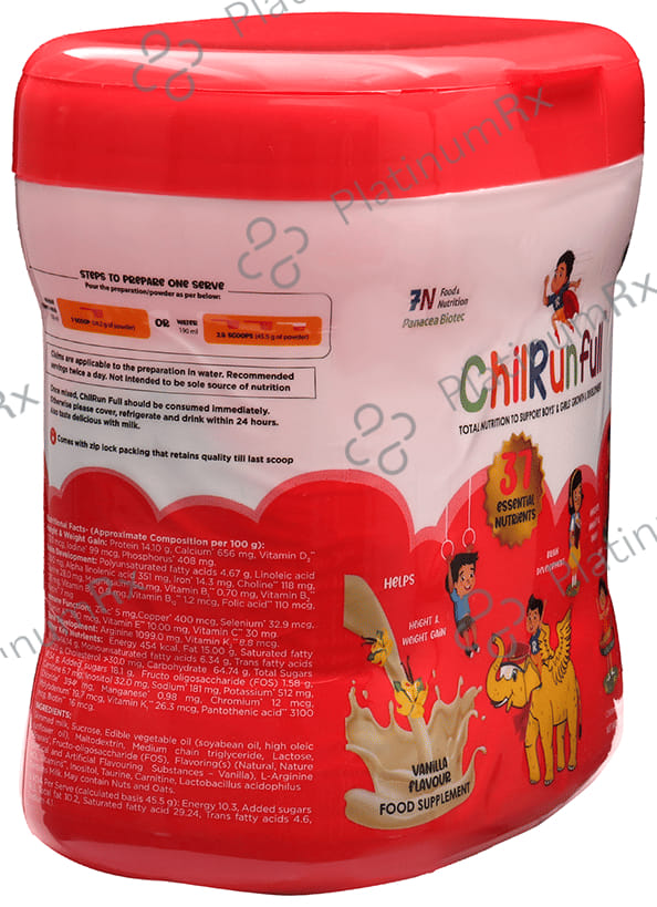 ChilRunfull 2+ Drink For Children’s Growth and Development Vanilla 200 gm