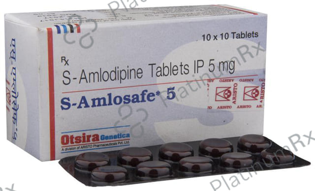 S Amlosafe 5mg Tablet 10s