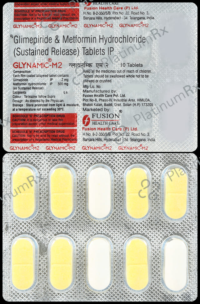 Glynamic M 2/500mg Tablet 10s