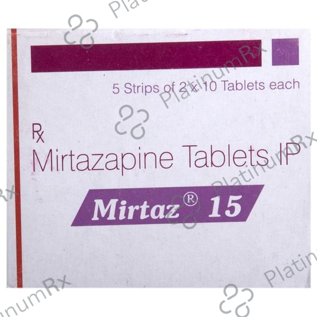 Mirtaz 15 Tablet