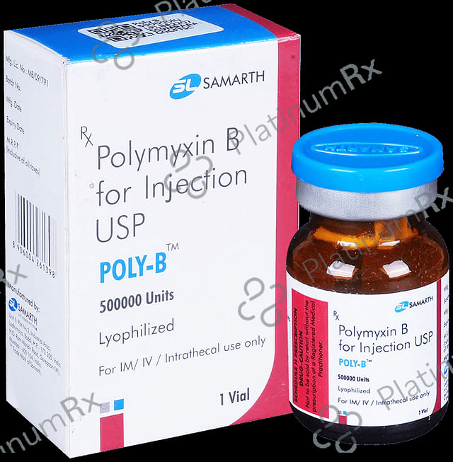 Poly B 500000IU Injection 1s