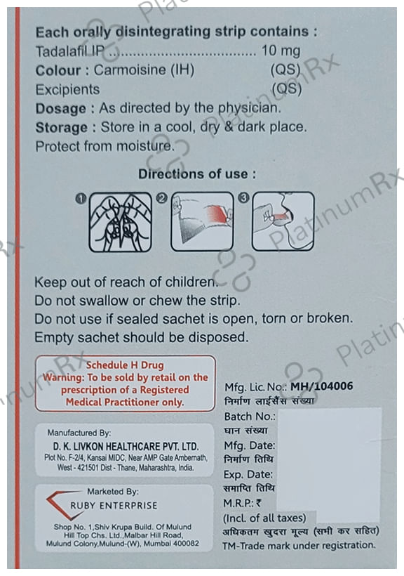 Alpha T 10mg Tablet MD 10s
