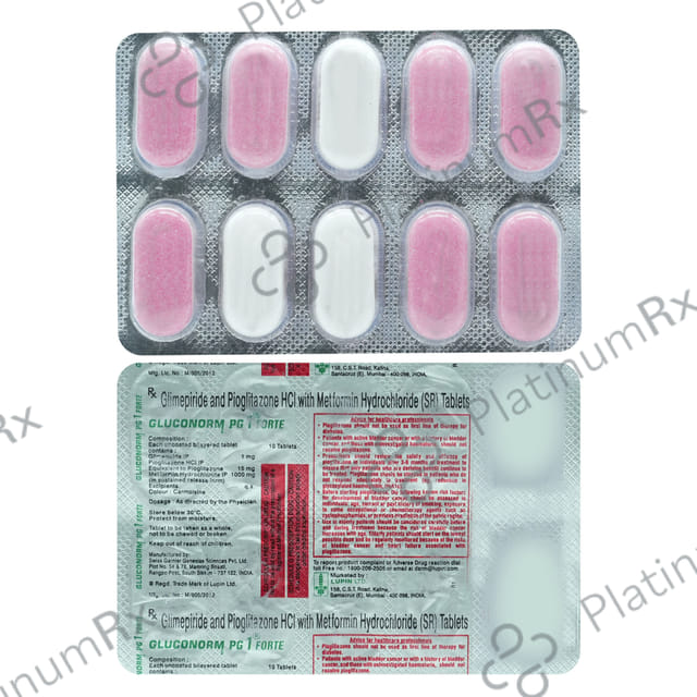 Gluconorm-PG-L 1 Forte Tablet
