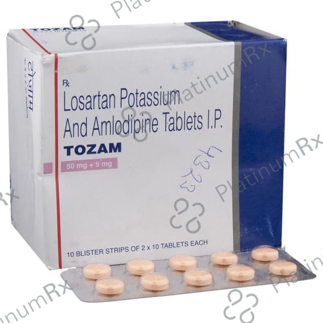 Tozam 5/50mg Tablet 10s