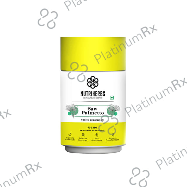 Nutriherbs Saw Palmetto 500mg Capsule
