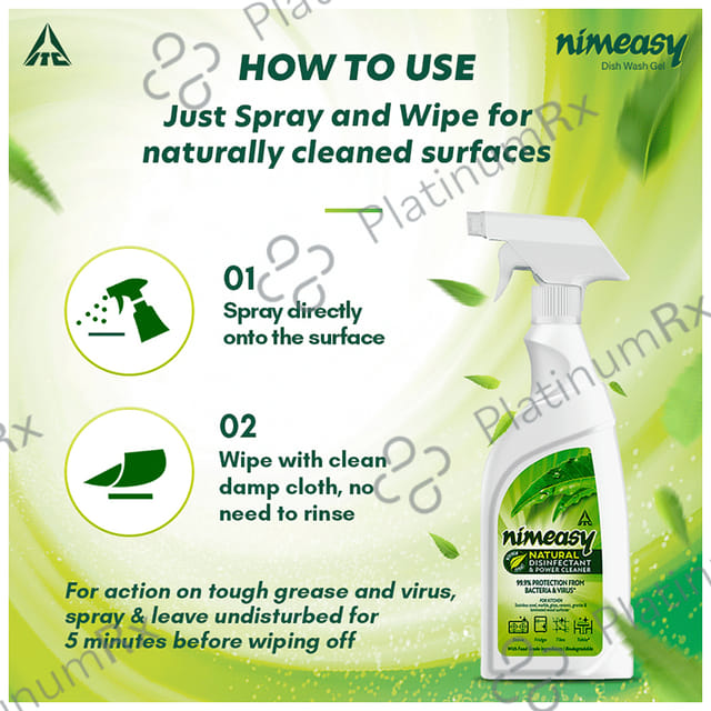 Nimeasy Natural Disinfectant & Power Cleaner Spray