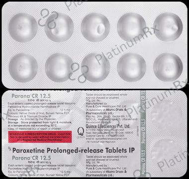 Parona CR 12.5mg Tablet 10s