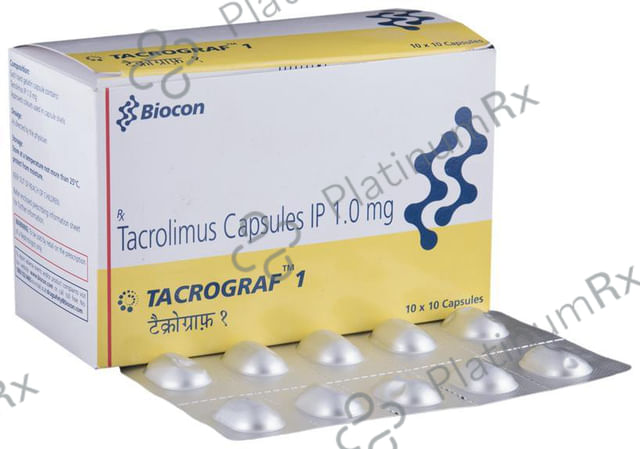 Tacrograf 1mg Capsule 10s