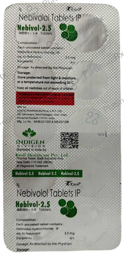 Nebivol 2.5mg Tablet 10s