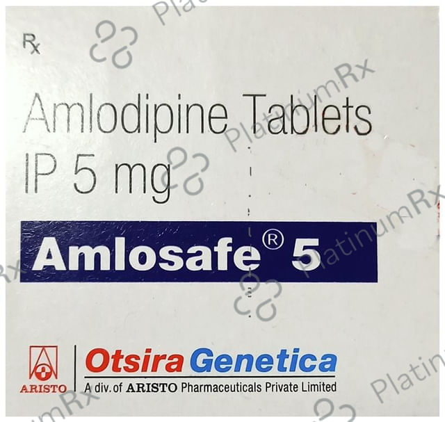 Amlosafe 5mg Tablet 15s