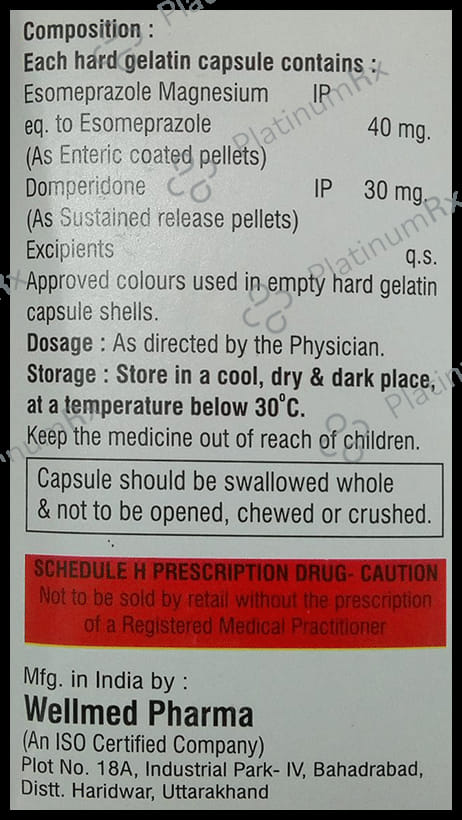 Esodep D 30/40mg Capsule SR 15s