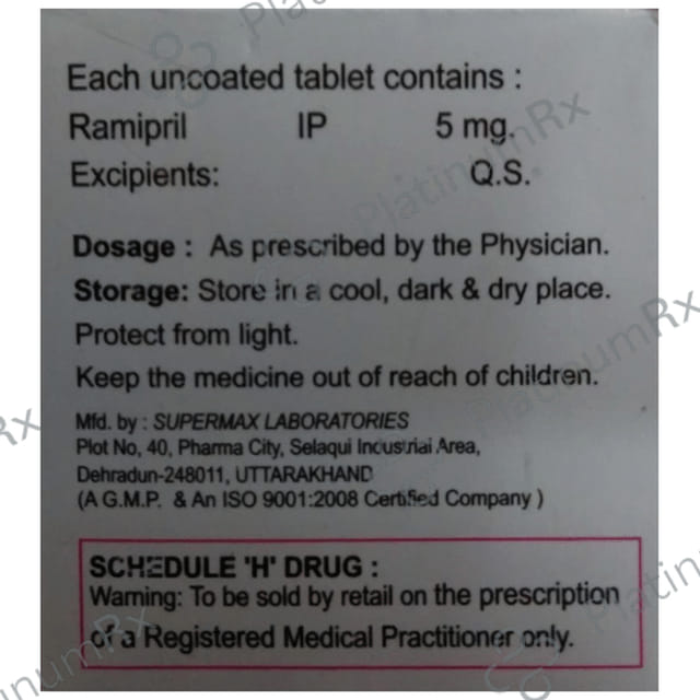 Preventopril 5mg Tablet 10s
