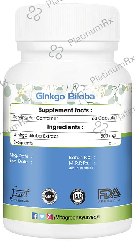 Vitagreen Ginkgo Biloba Capsule