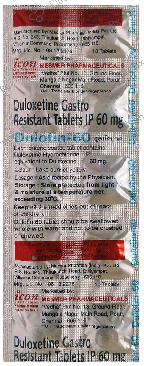 Dulotin 60mg Tablet