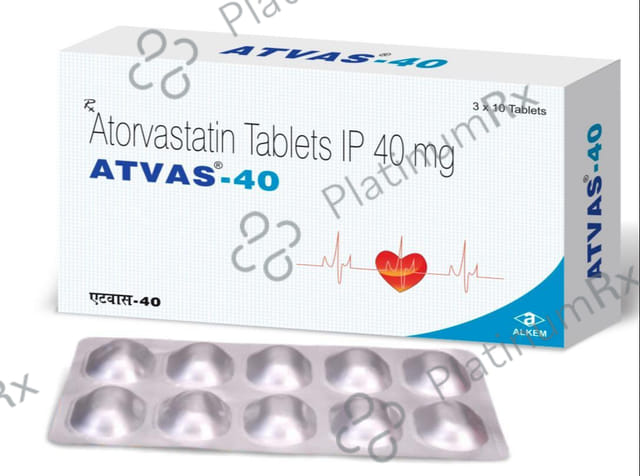 Atvas 40mg Tablet 10s