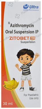 Zitobet 200 Oral Suspension Banana