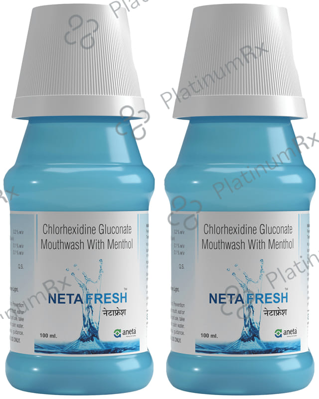 Aneta Neta Fresh Mouthwash 0.2% Mouth Wash 2X100ml
