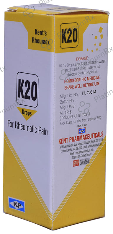 Kent's K20 Rheumatic Pain Oral Drops