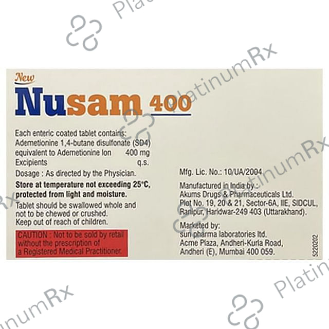 New Nusam 400mg Tablet 10s
