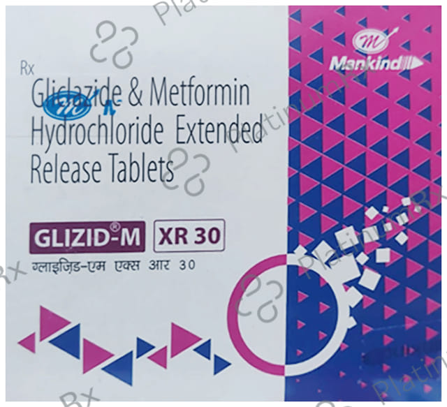 Glizid M XR 30/500mg Tablet 15s