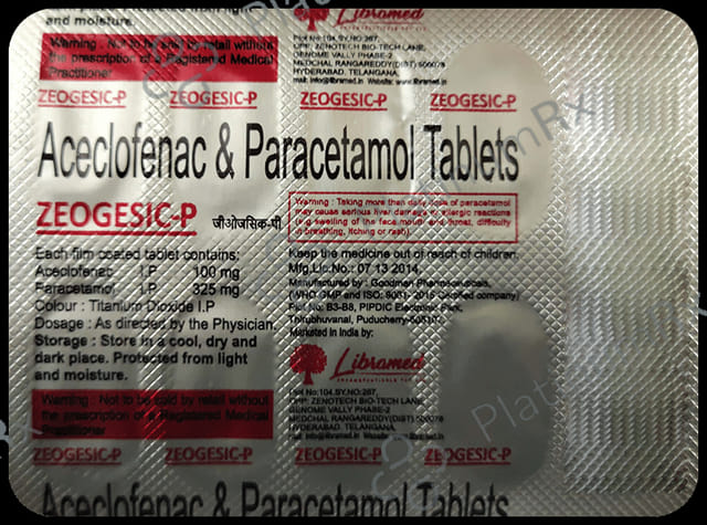 Zeogesic P 100/325mg Tablet 10s
