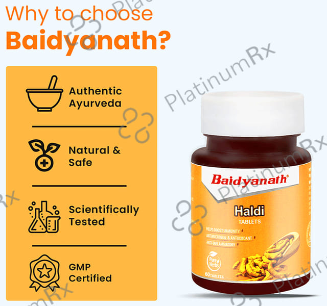Baidyanath (Noida) Haldi Tablet