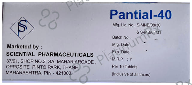 Pantial 40mg Tablet
