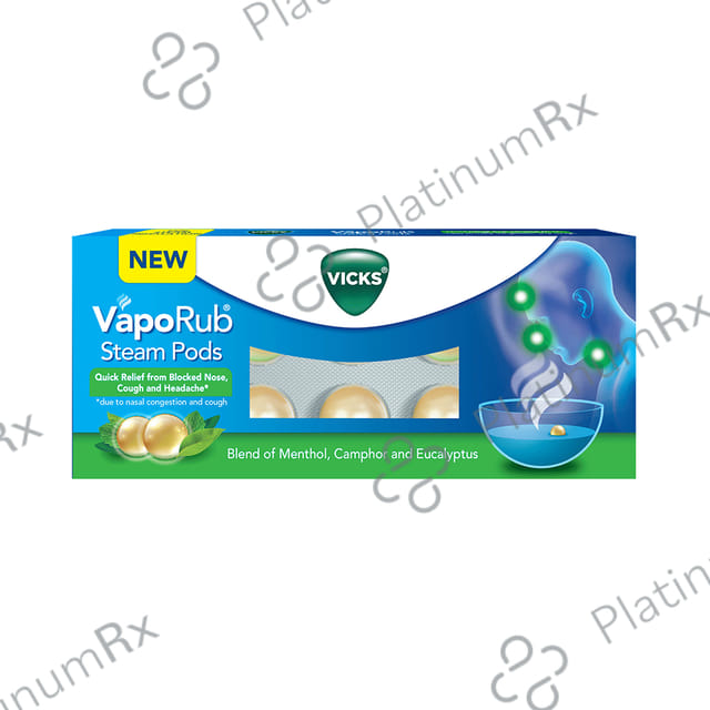 Vicks VapoRub Steam Pods 10s