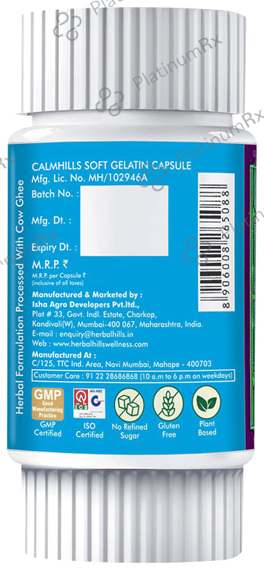 Herbal Hills Calmhills Stress Management Capsule