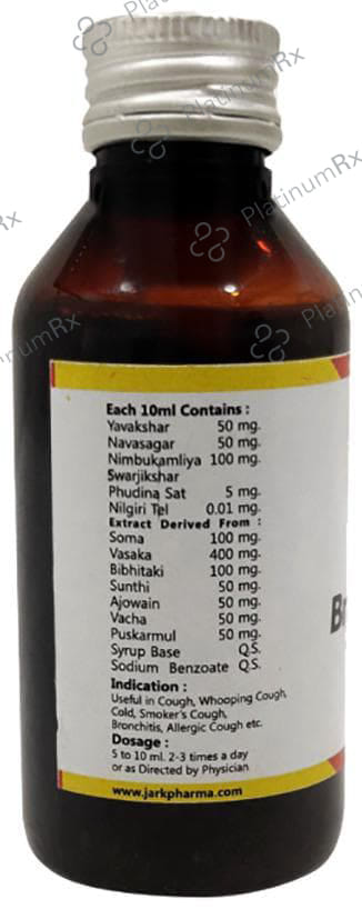 Jark Pharma Braso Cough Syrup