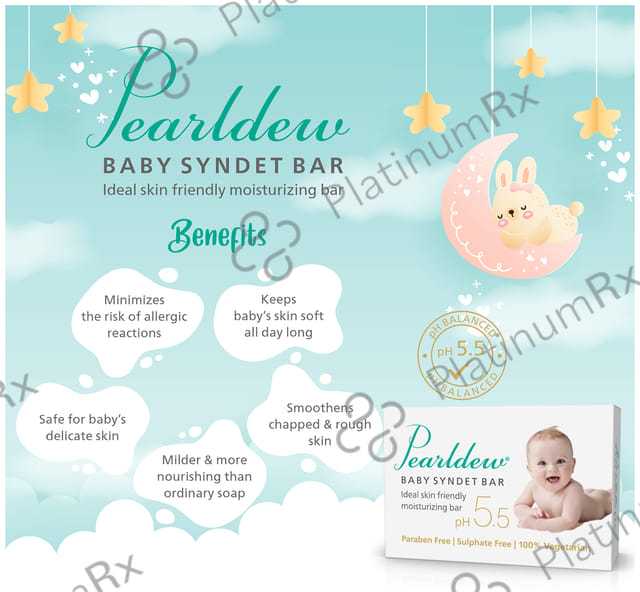 Pearldew Baby Syndet Bar