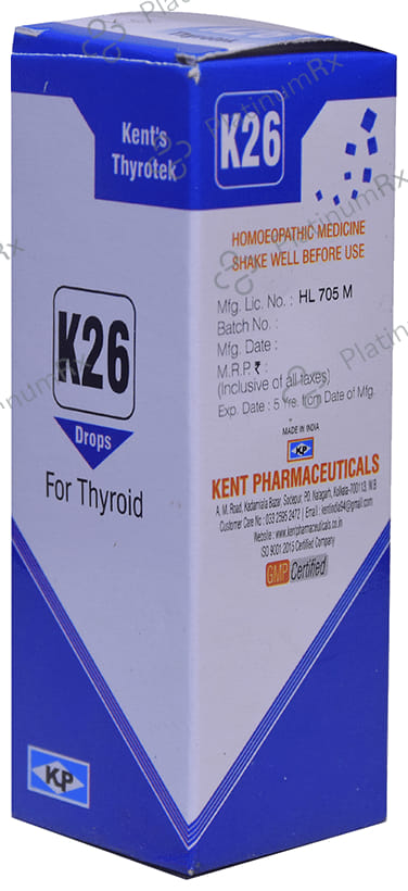 Kent's K26 Thyroid Oral Drops