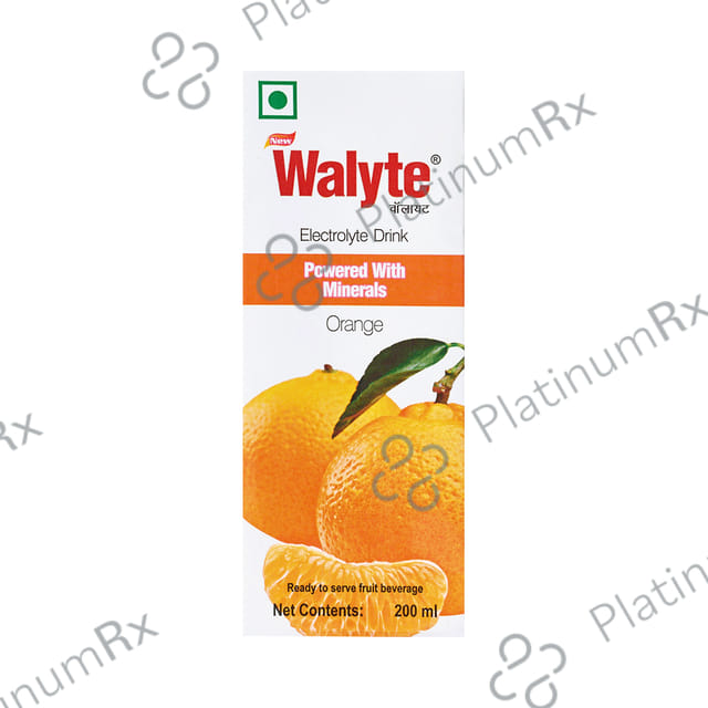 Walyte ORS Orange Flavour Liquid 200ml