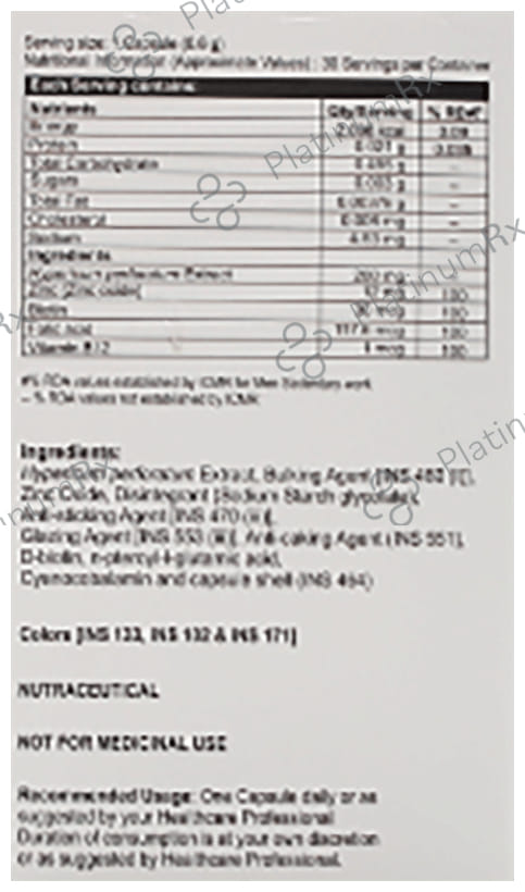 Paxsolve with Zinc & Vitamin B Complex for Stamina Capsule 30s