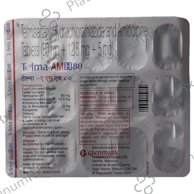 Telma AMH 80mg Tablet 15s