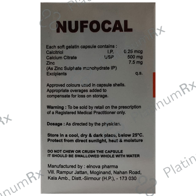 Nufocal Soft Gel Capsule 10s
