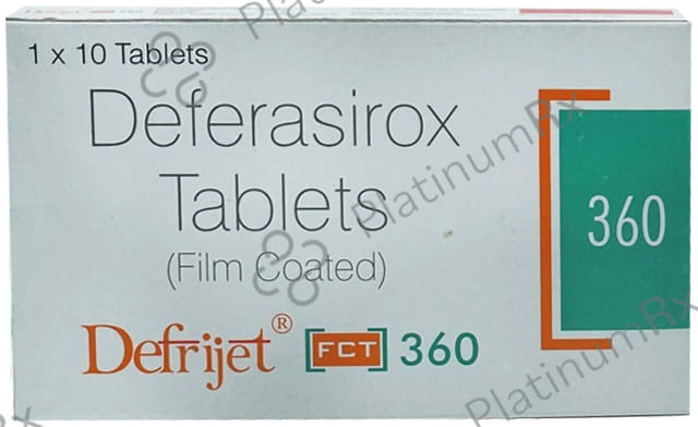 Defrijet FCT 360mg Tablet 10s